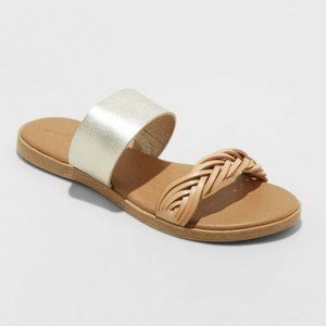 Torri Two Band Slide Sandals Universal Thread 7.5